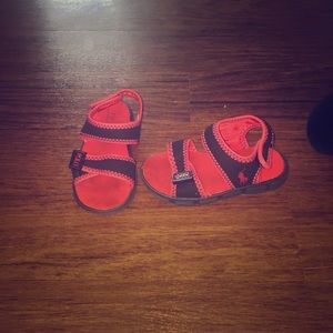 Navy blue and red Polo sandals Toddler (8)